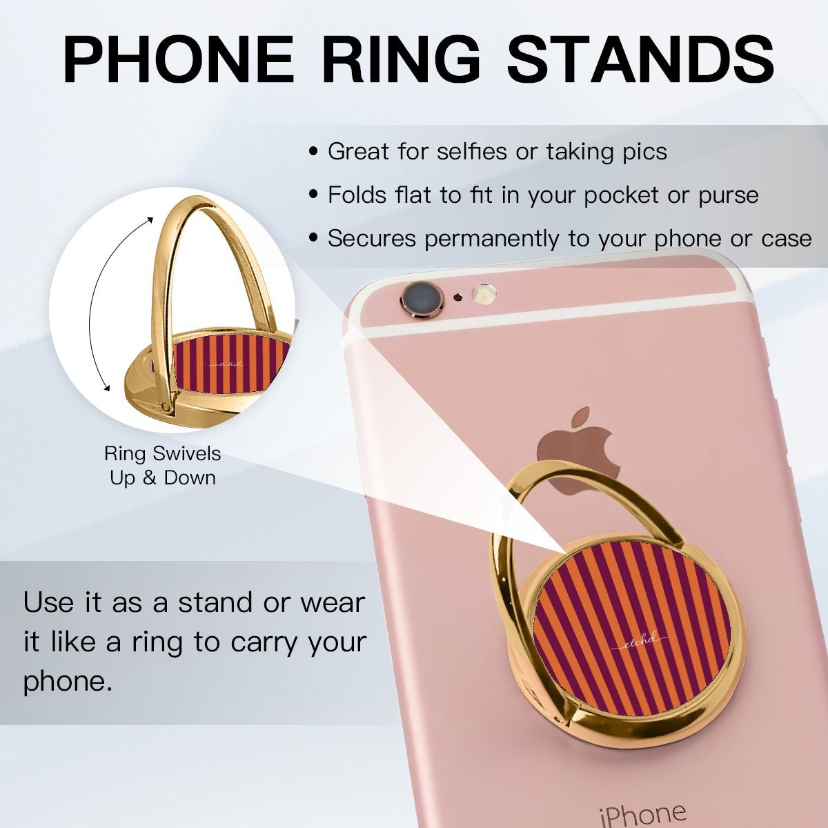 Summer Spritz Hoop Ring Holder by etchd, view 4
