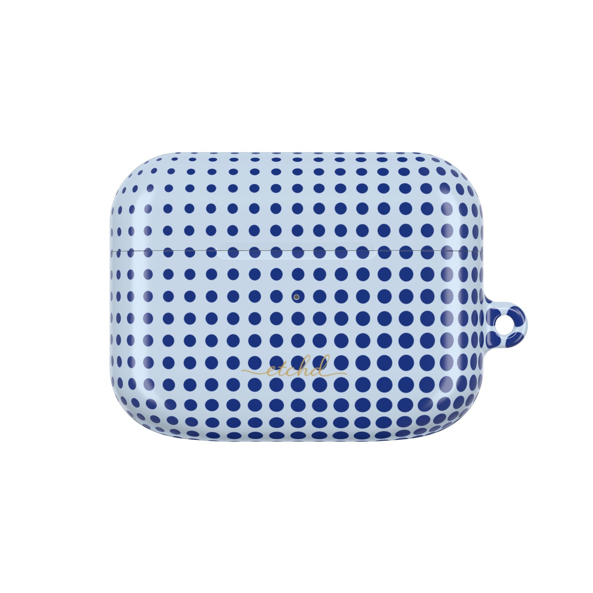 Cobalt Halftone AirPod Case by etchd