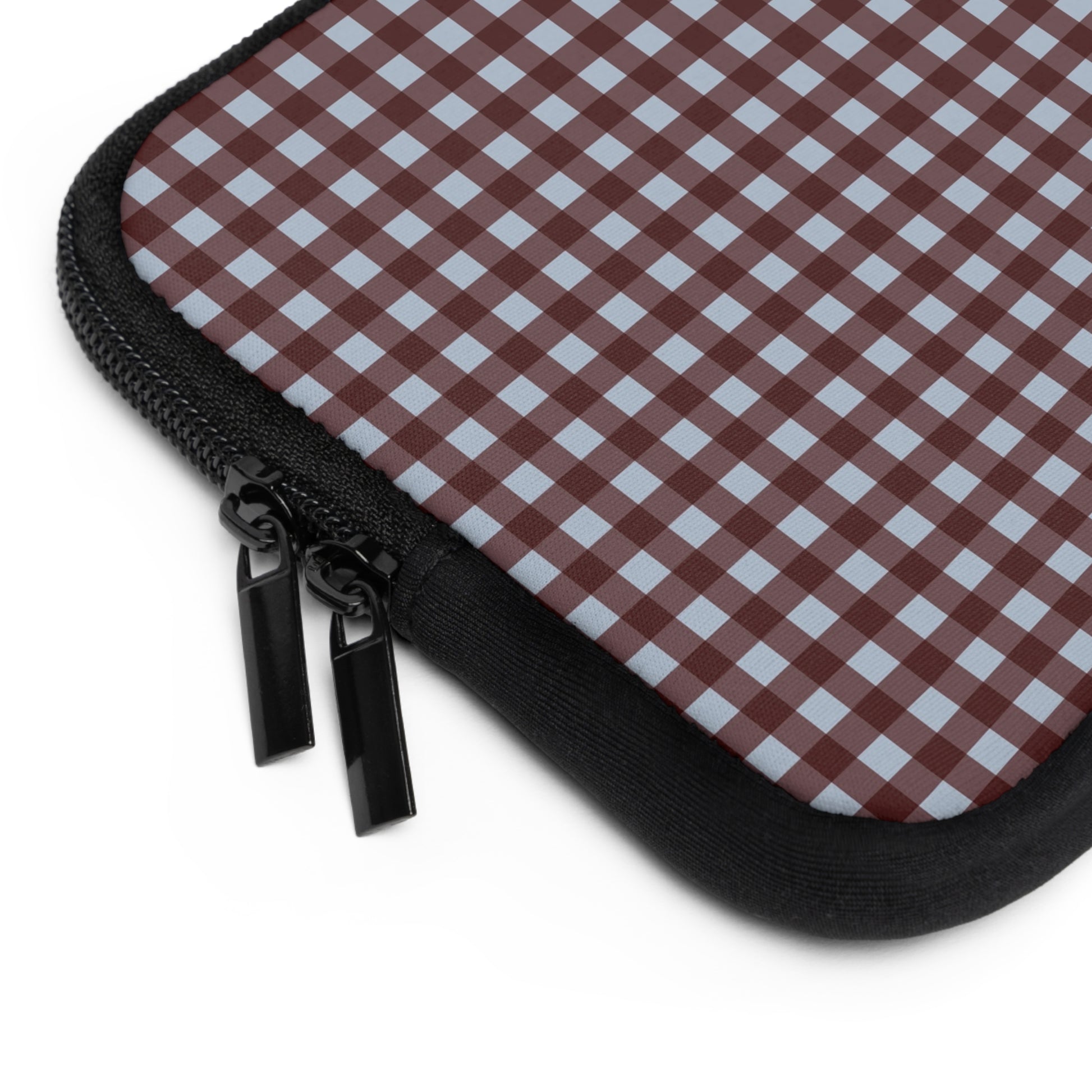 Blue & Cherry Gingham Laptop Sleeve by etchd, view 12