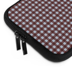 Blue & Cherry Gingham Laptop Sleeve by etchd, view 12