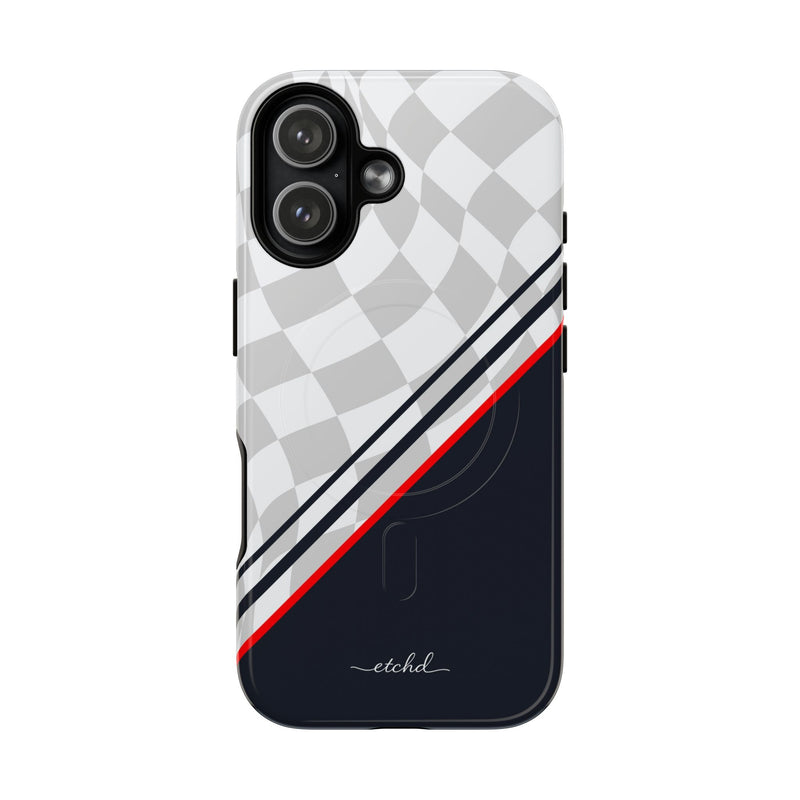 Checkered Flag Magnetic Phone Case-zoom-