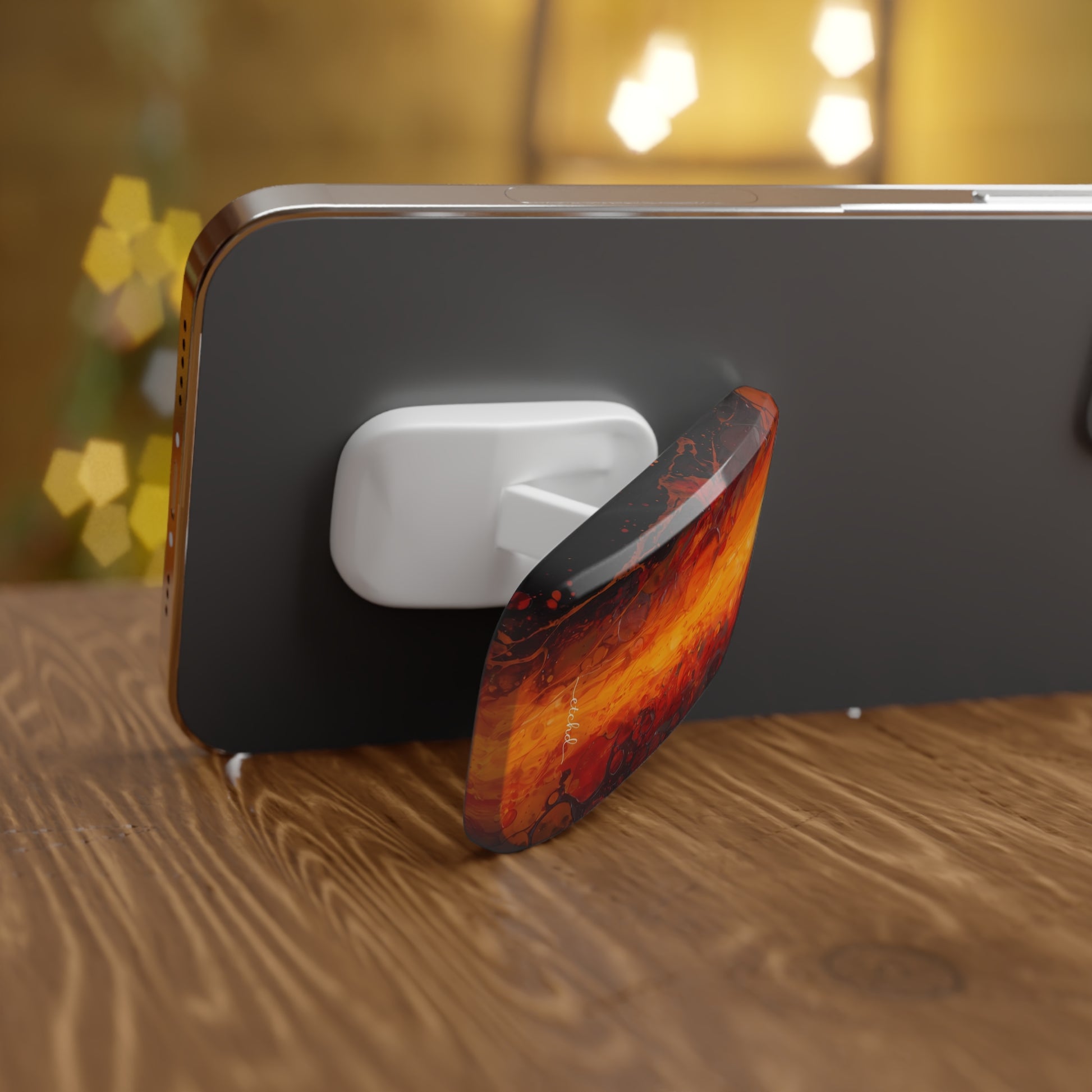 Molten Core Click-On Phone Grip by etchd, view 3