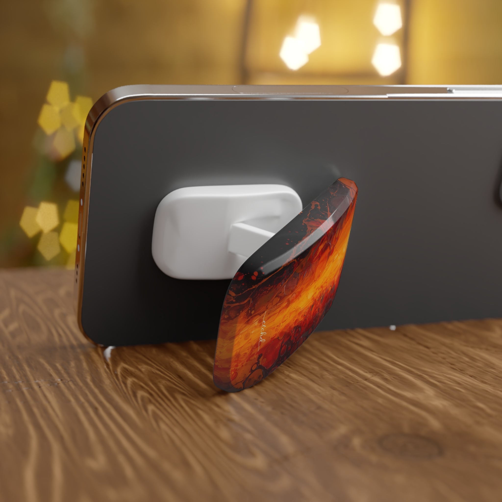 Molten Core Click-On Phone Grip by etchd, view 3