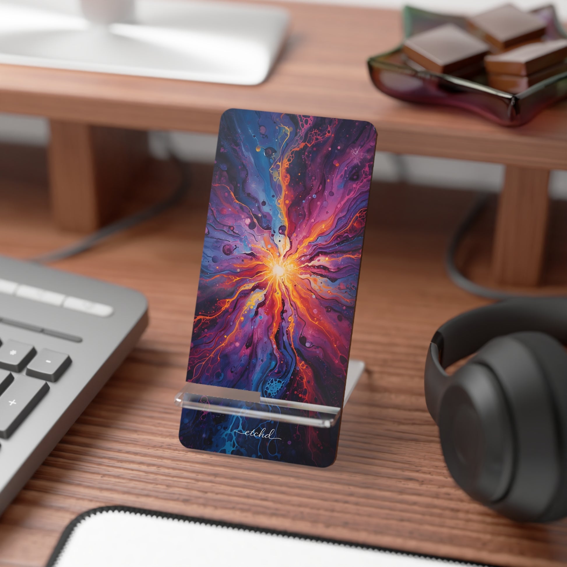 Supernova Phone Stand by etchd, view 3