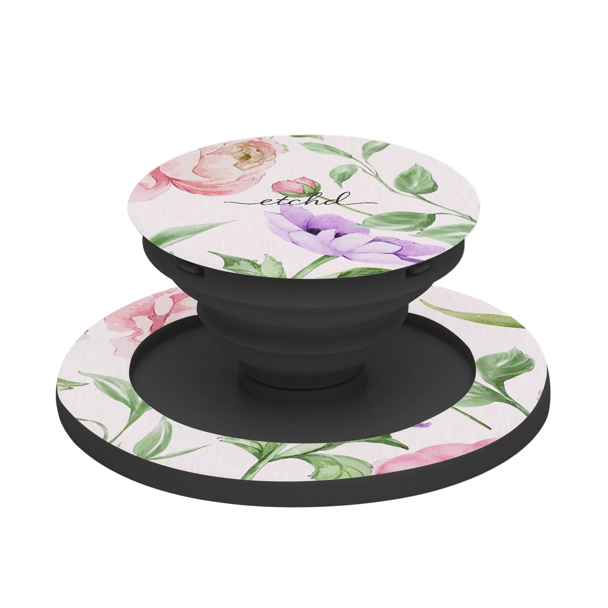 Peony Bloom Phone Grip And Stand by etchd, view 6