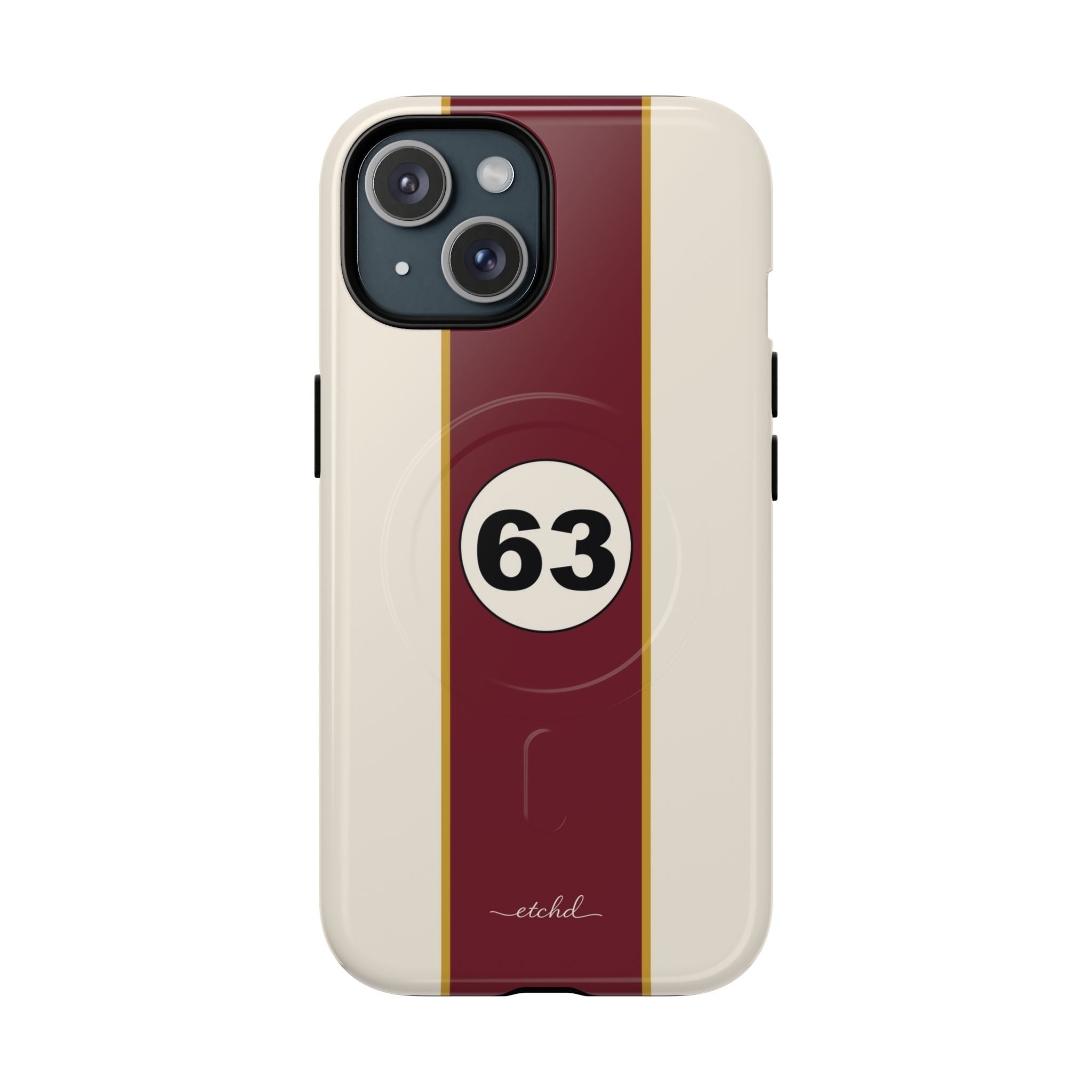 Retro Racing Magnetic Phone Case by etchd, view 2