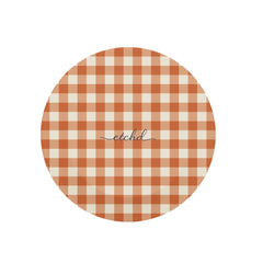 Terracotta Gingham Phone Grip And Stand by etchd, view 3