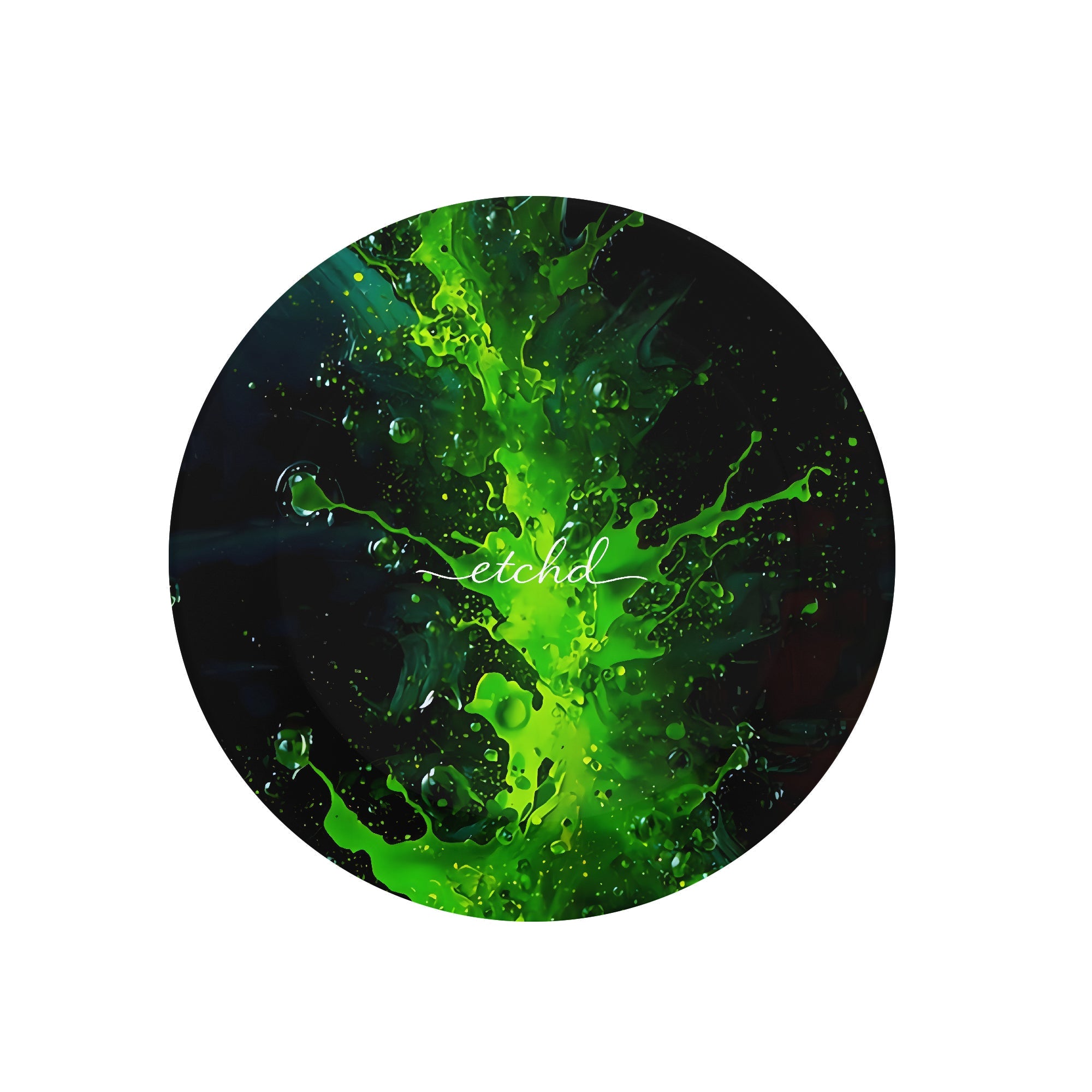 Toxic Bloom Phone Grip And Stand by etchd, view 2
