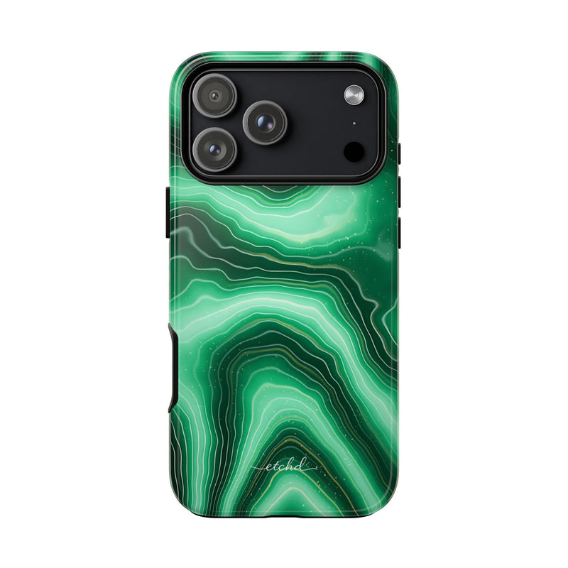 Emerald Phone Case by etchd, view 59