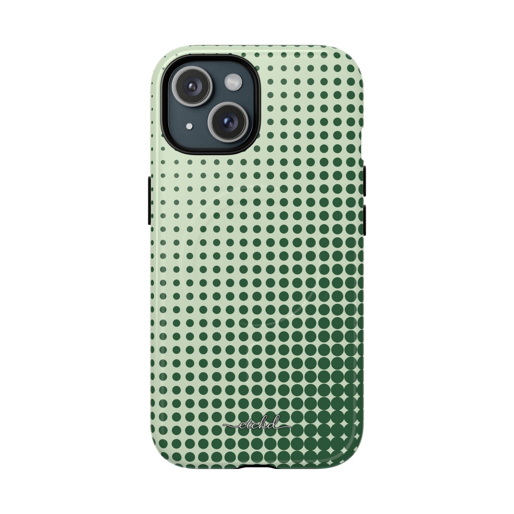 Matcha Halftone Coque Téléphone Magnétique