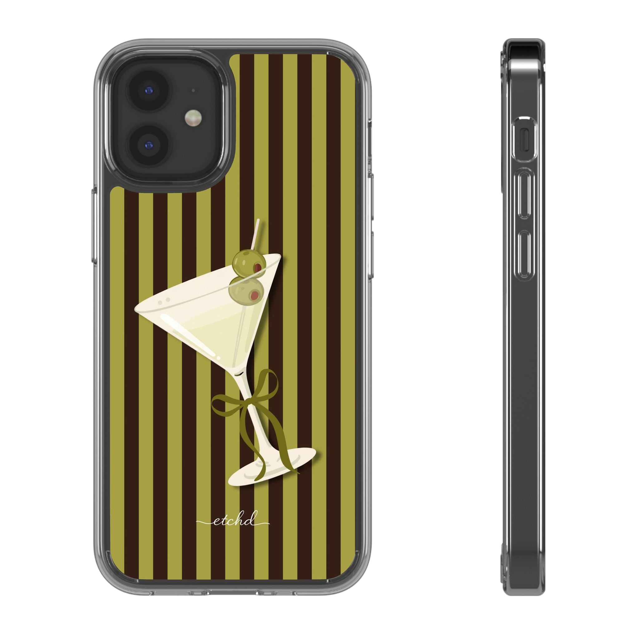 Martini Clear Phone Case