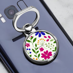 Funky Floral Classic Ring Holder by etchd, view 3