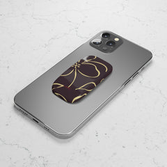 Plum & Butter Floral Click-On Phone Grip by etchd, view 5