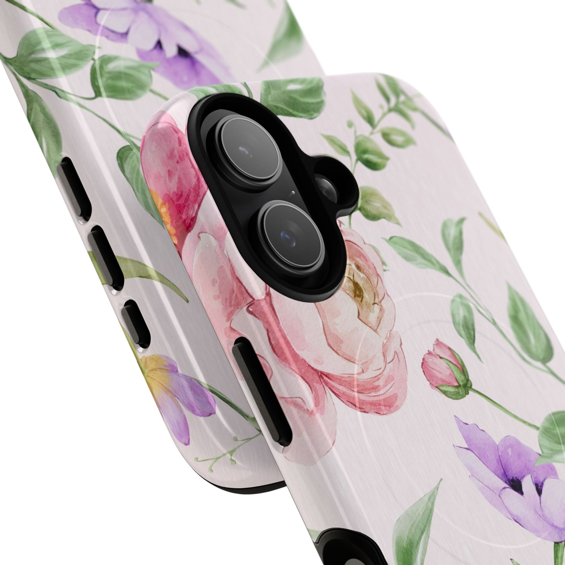Peony Bloom Magnetic Phone Case by etchd, view 63