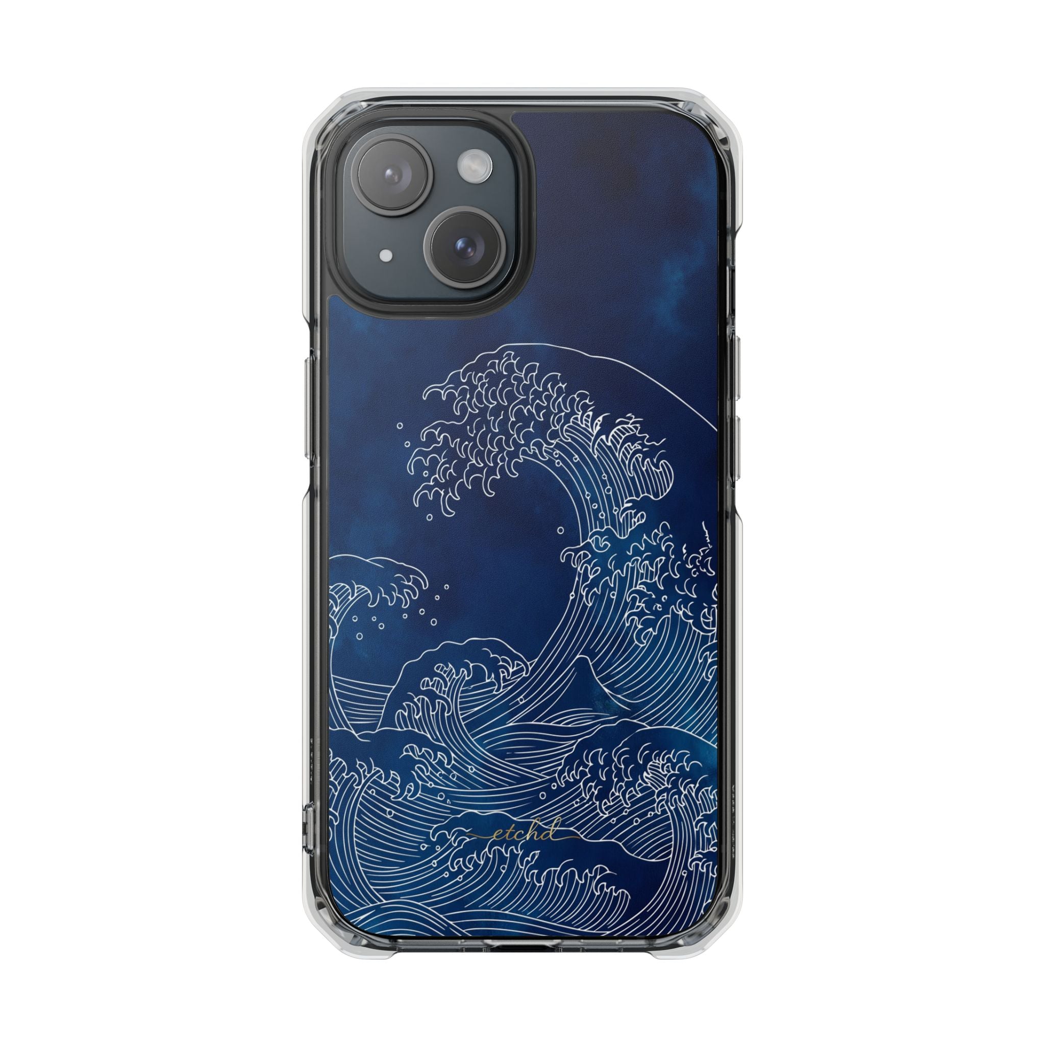 Ocean Wave Clear Magnetic Phone Case
