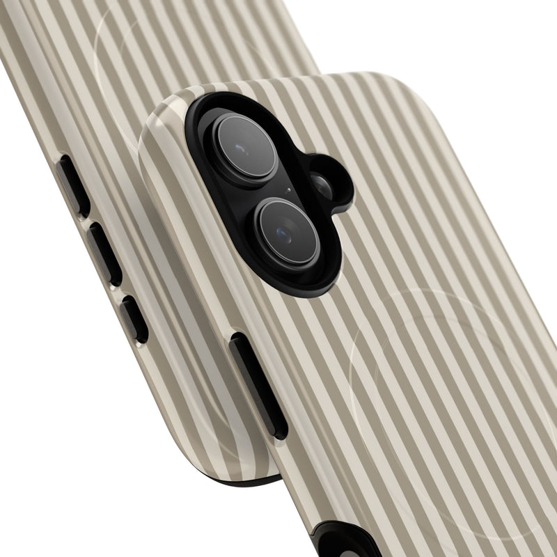 Neutral Striped Magnetic Phone Case by etchd, view 87