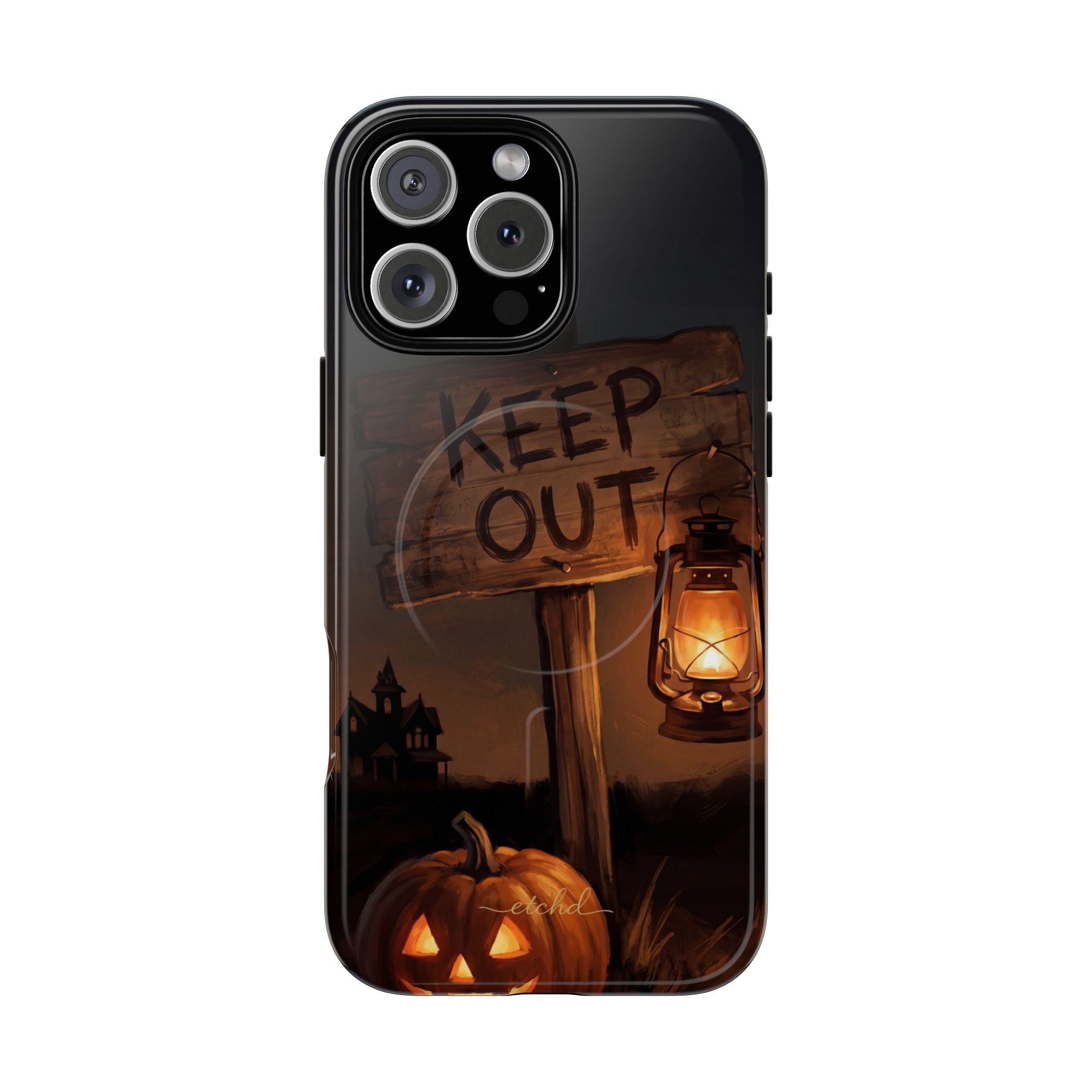 Keep Out Magnetic Phone Case by etchd