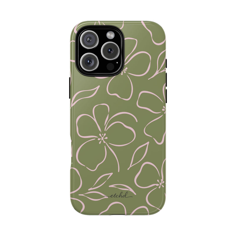 Green & Pink Floral