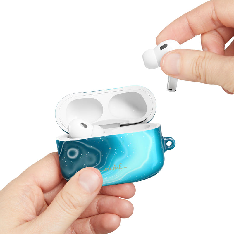 Aquamarine AirPod Case by etchd, view 11