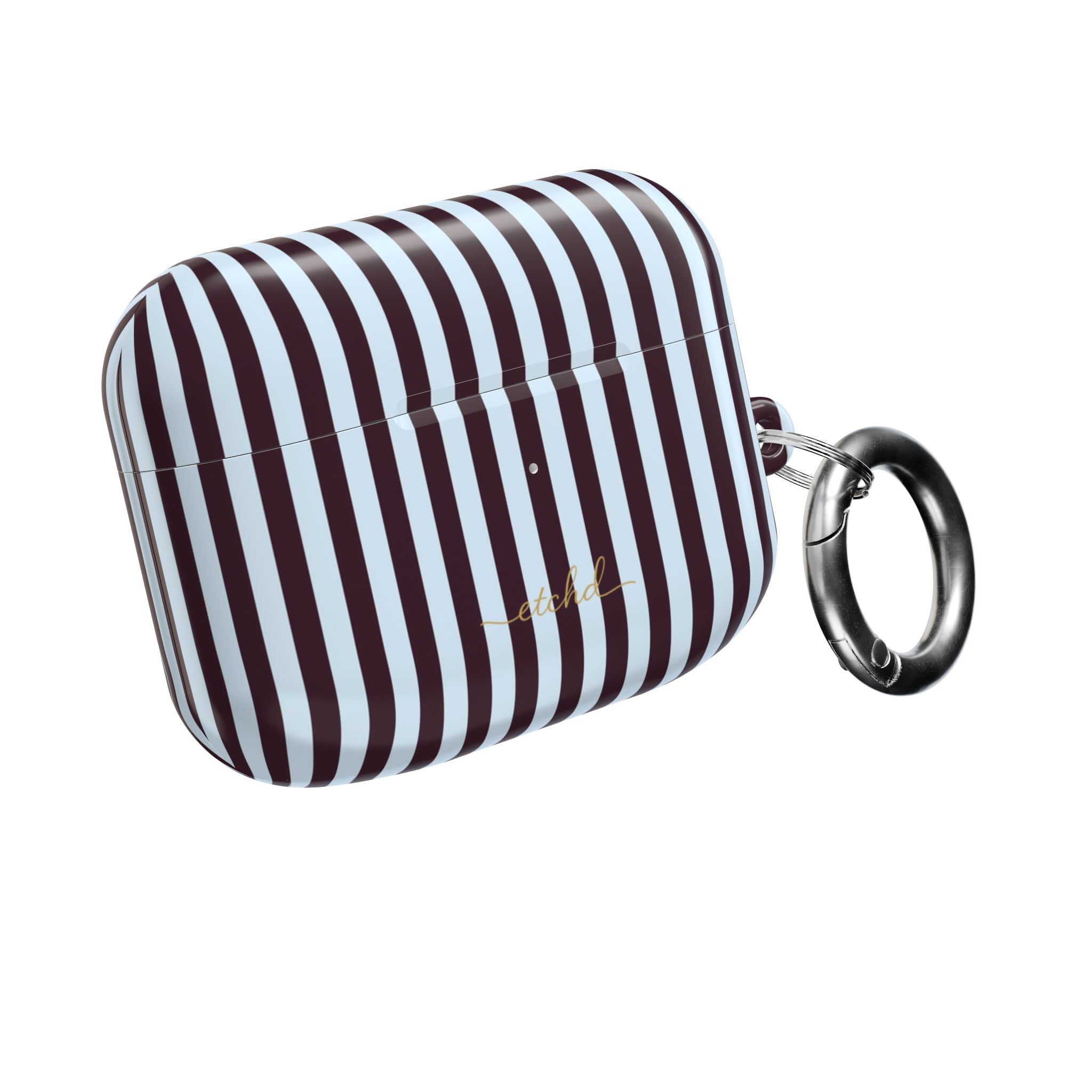 Plum & Blue Striped AirPod Case by etchd, view 8