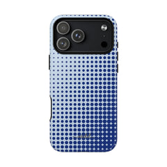 Cobalt Halftone Magnetic Phone Case by etchd, view 31