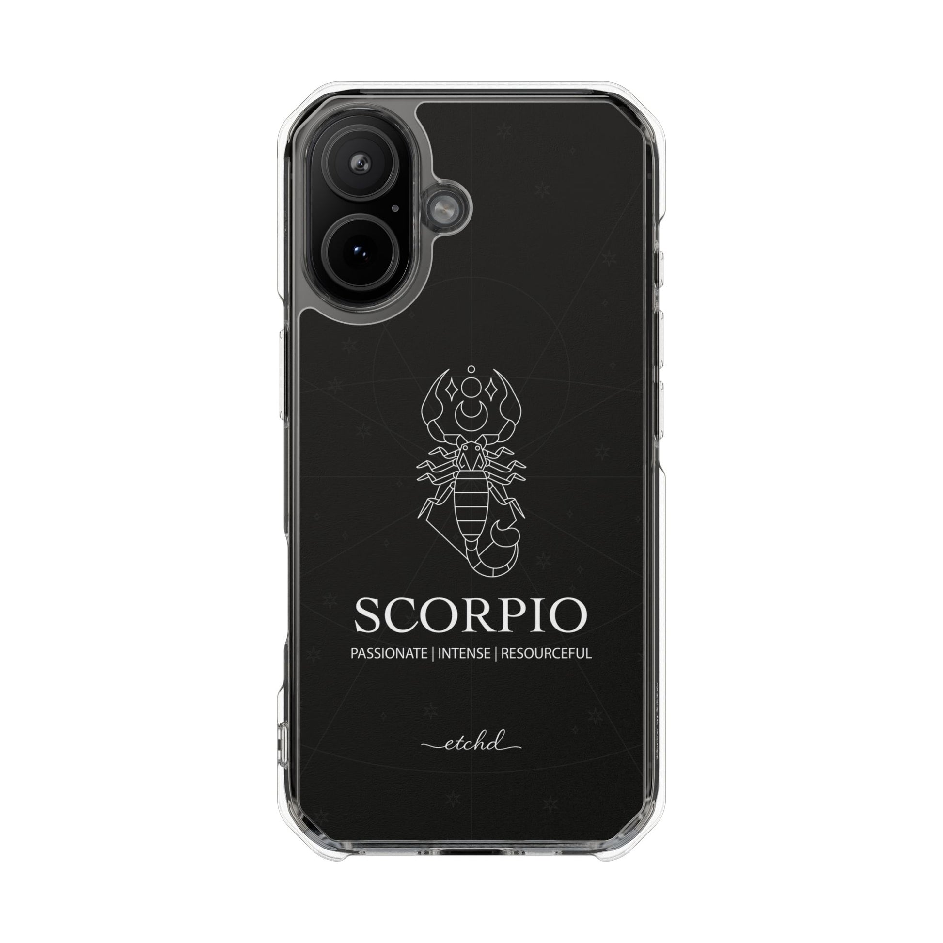 Scorpio Clear Magnetic Phone Case by etchd, view 13
