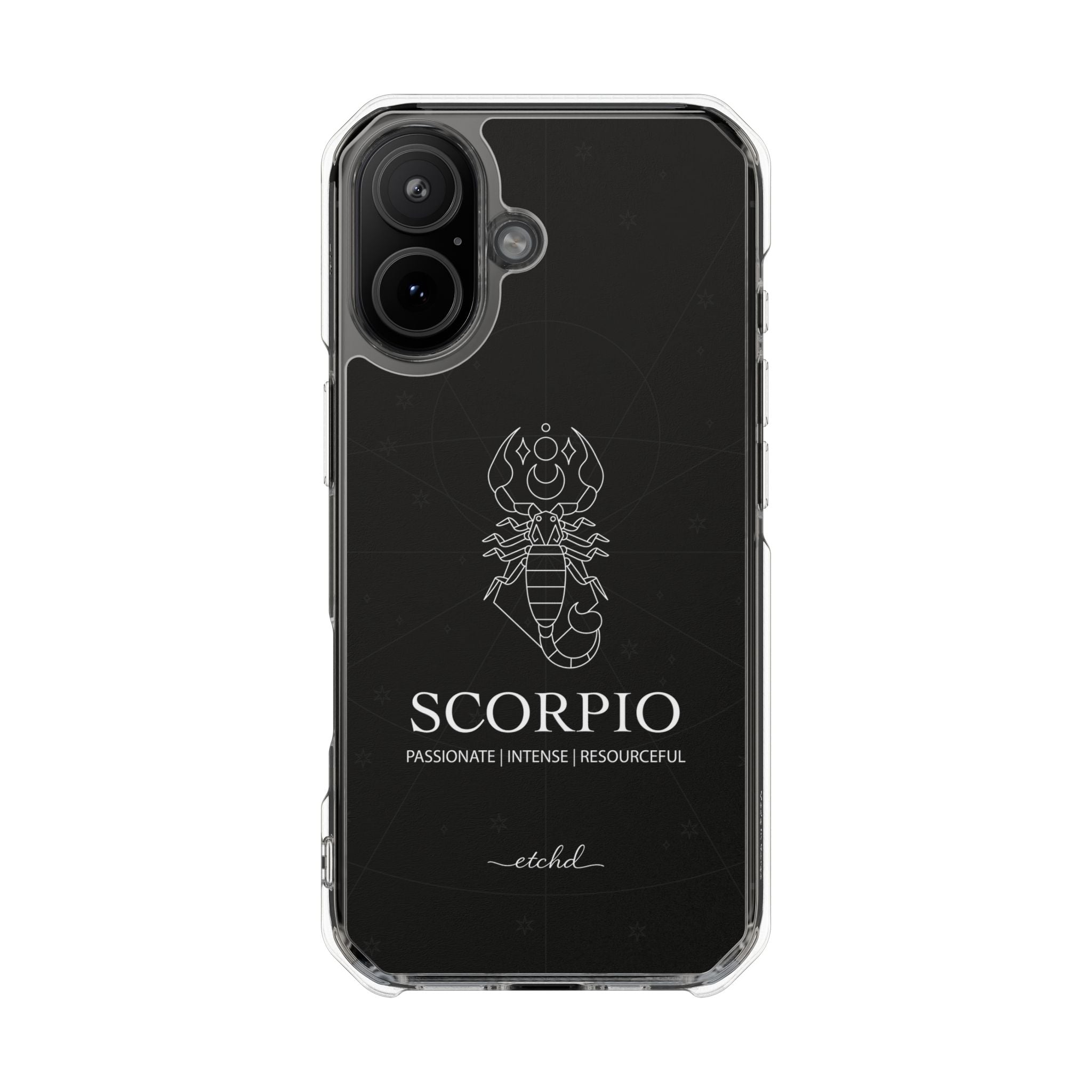 Scorpio Clear Magnetic Phone Case by etchd, view 13