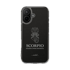Scorpio Clear Magnetic Phone Case by etchd, view 13