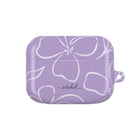Lilac & Cream Floral Funda para AirPods