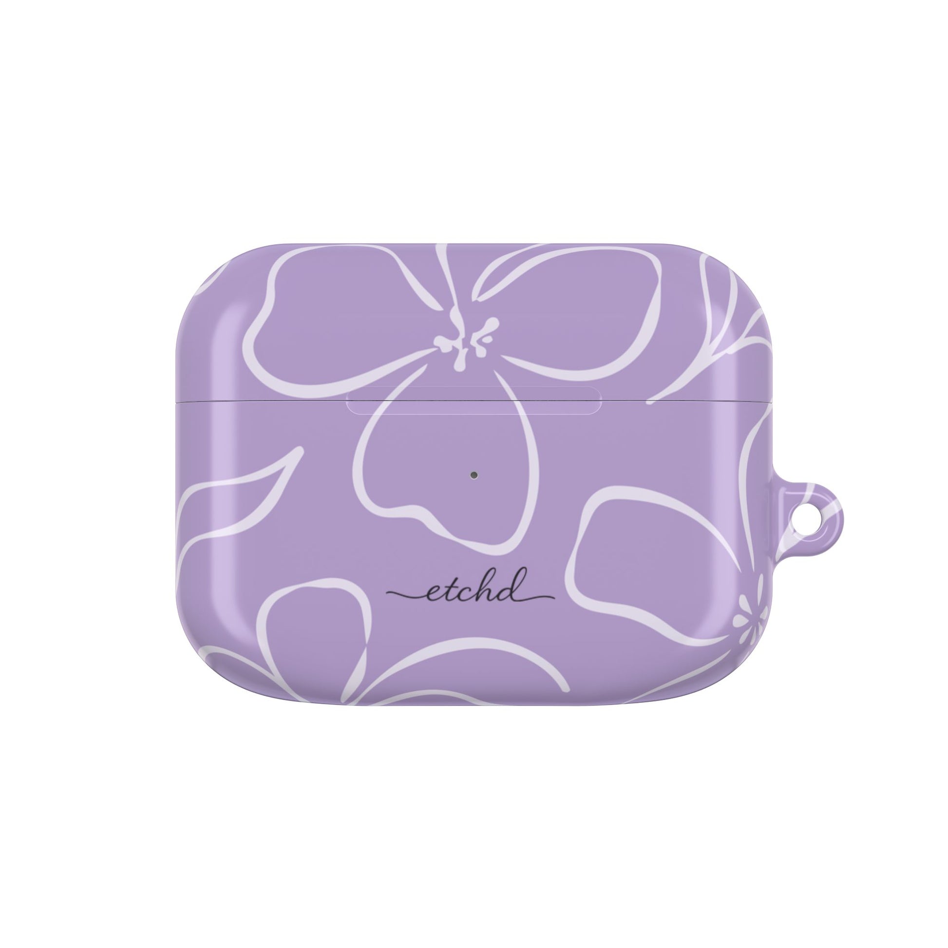 Lilac & Cream Floral AirPod Case by etchd