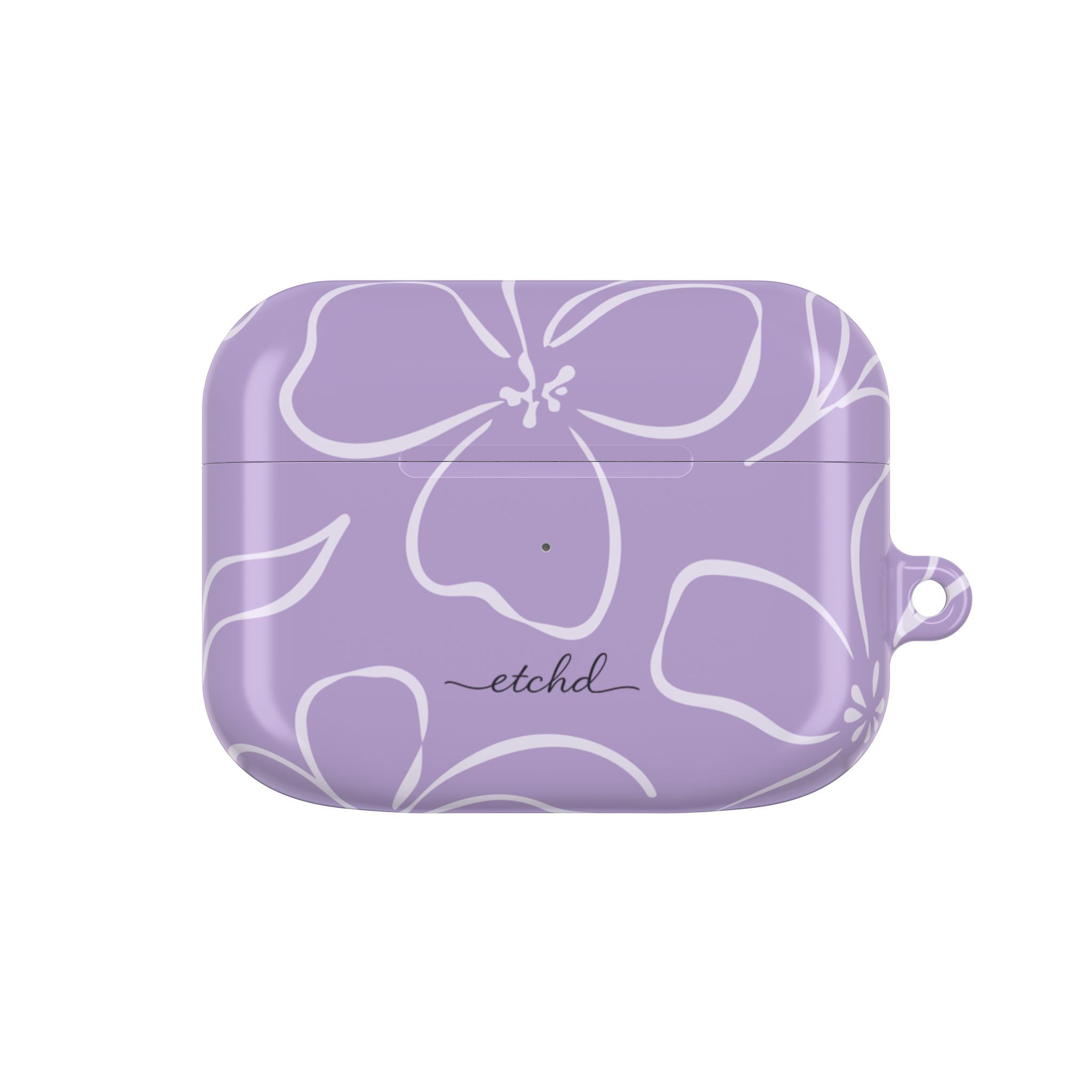 Lilac & Cream Floral AirPod Case by etchd