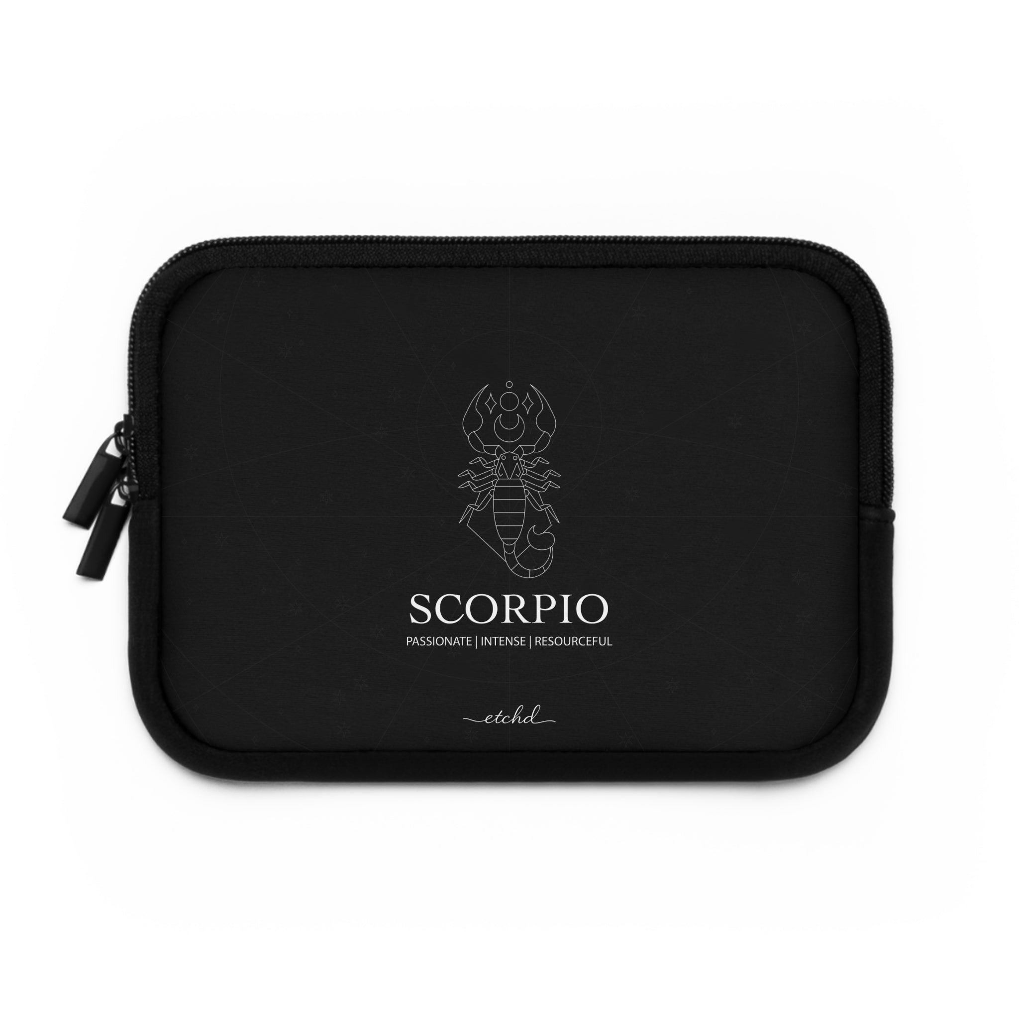 Scorpio Laptop Sleeve by etchd, view 2
