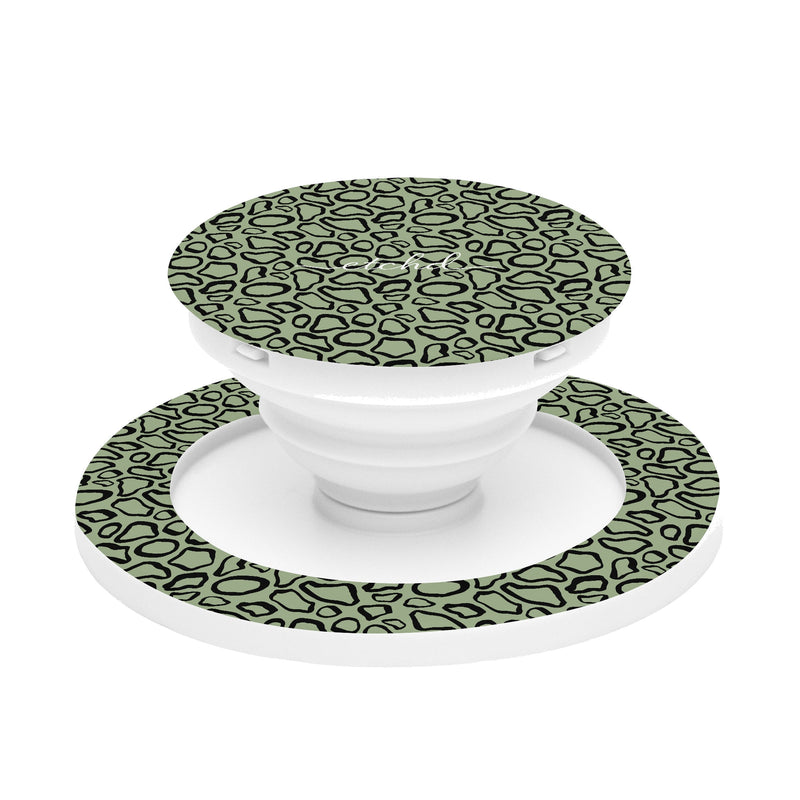 Abstract Print Sage Handy-Halterung und Ständer-zoom-