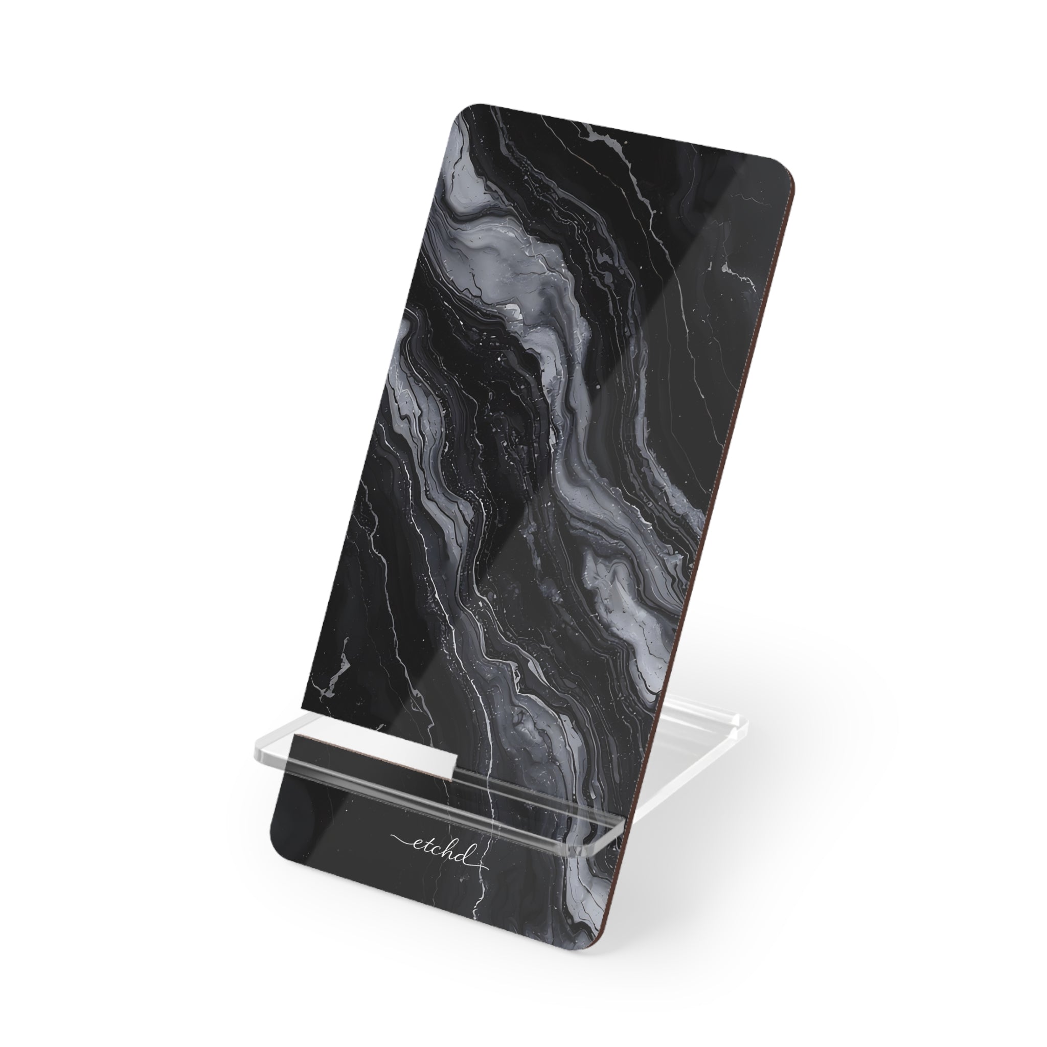 Onyx Pearl Phone Stand by etchd