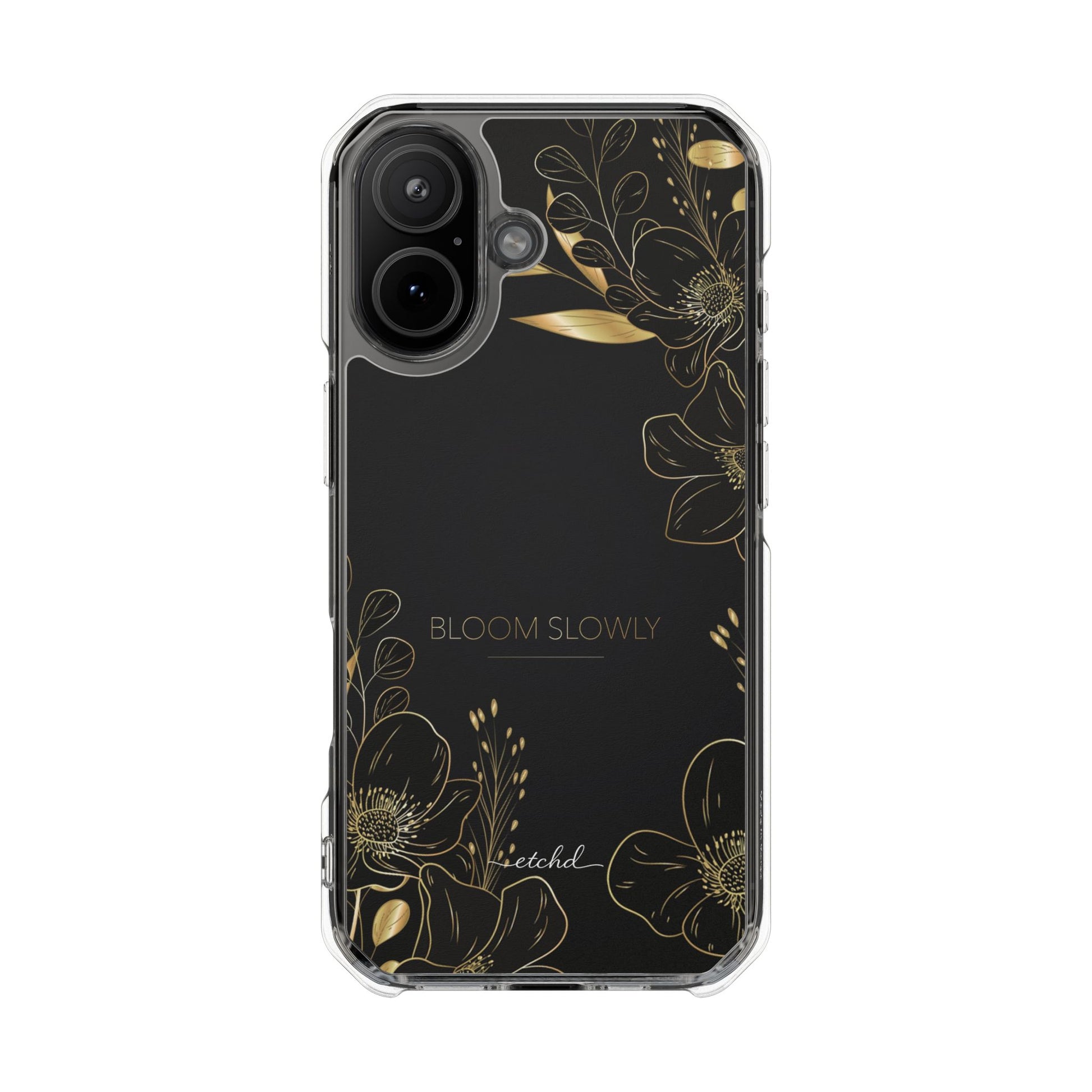 Bloom Slowly Clear Magnetic Phone Case by etchd, view 13