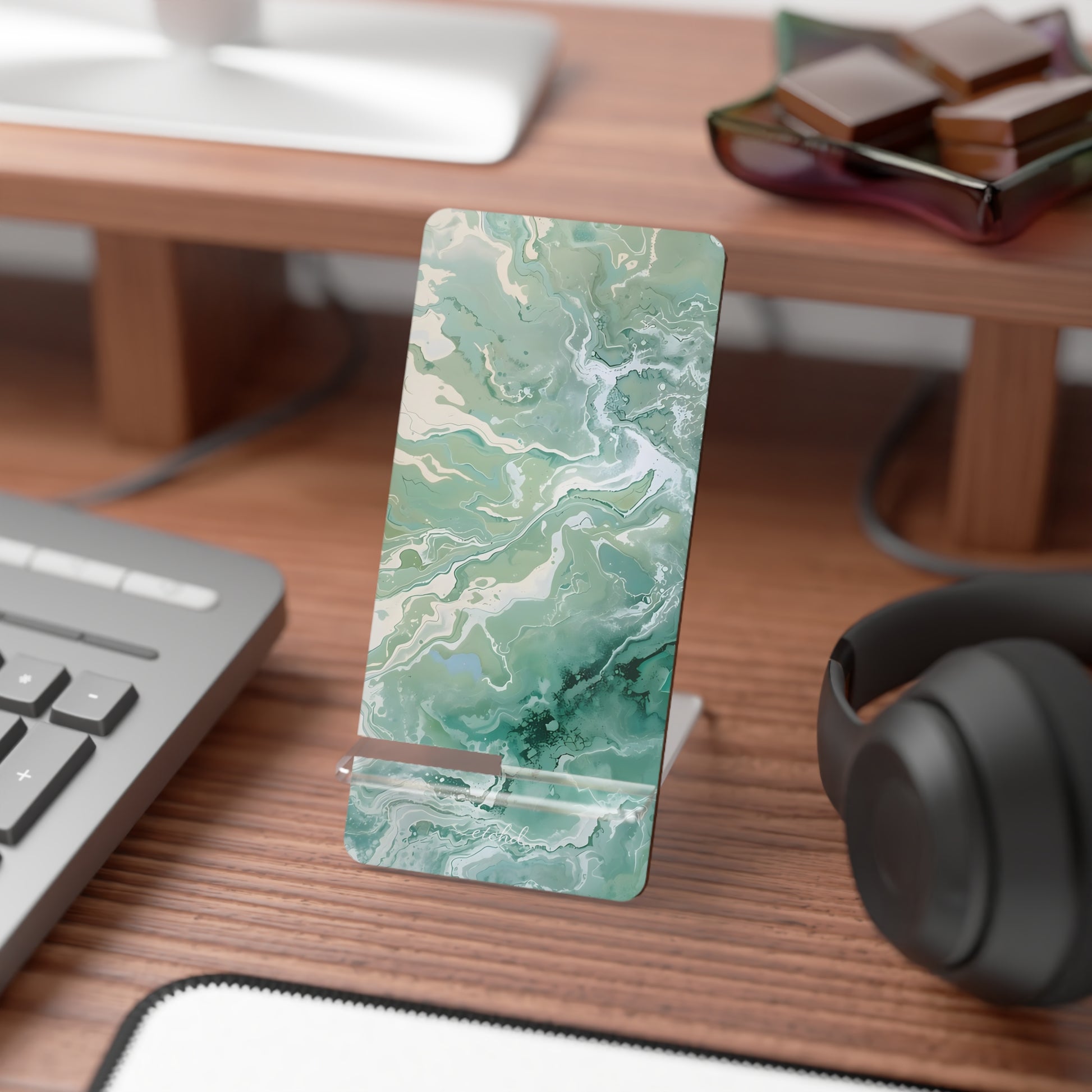 Tide Pool Phone Stand by etchd, view 3