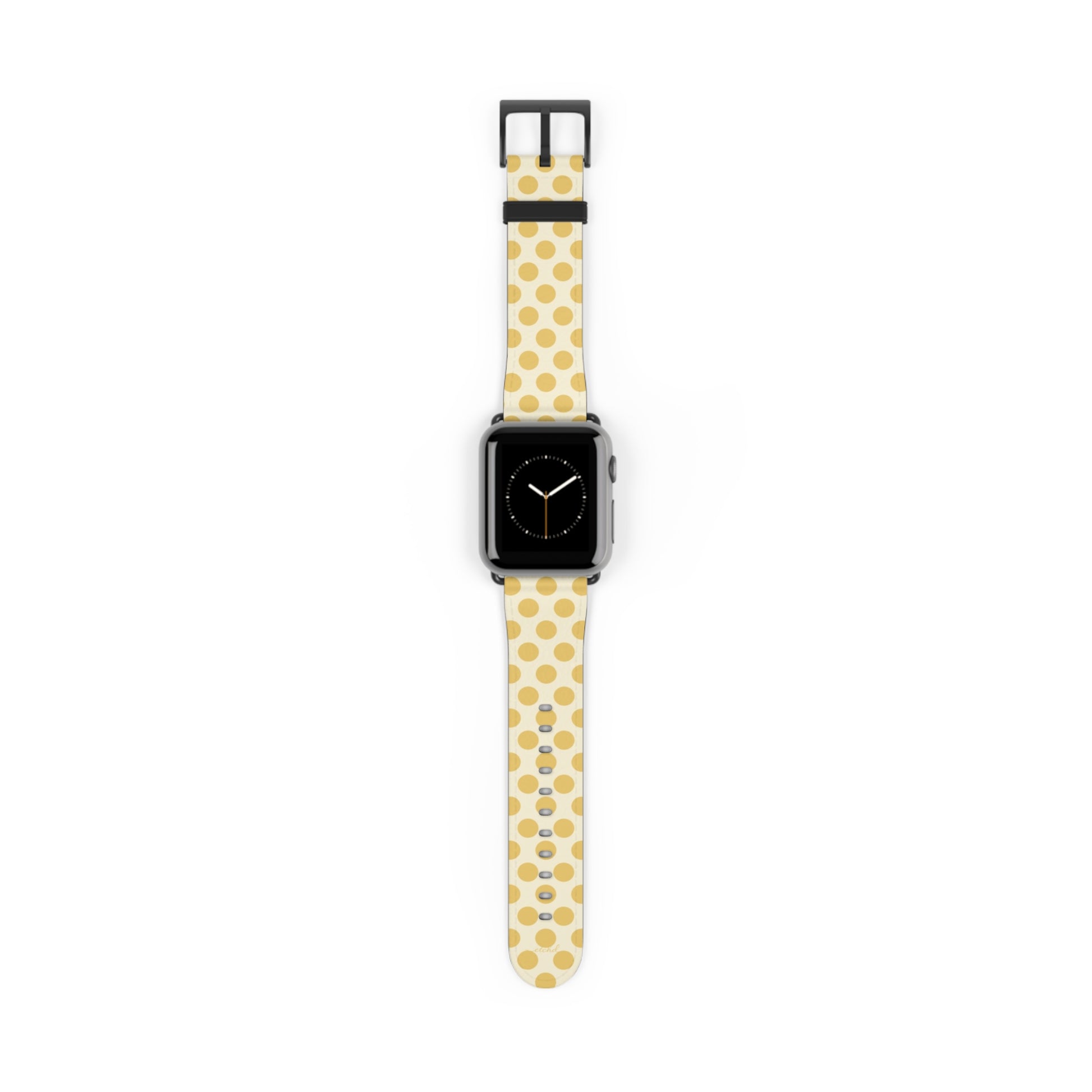 Butter & Cream Polka Dot Smartwatch Strap by etchd