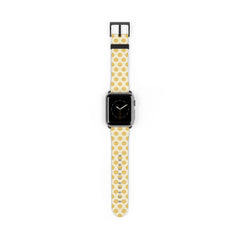 Butter & Cream Polka Dot Smartwatch Strap by etchd