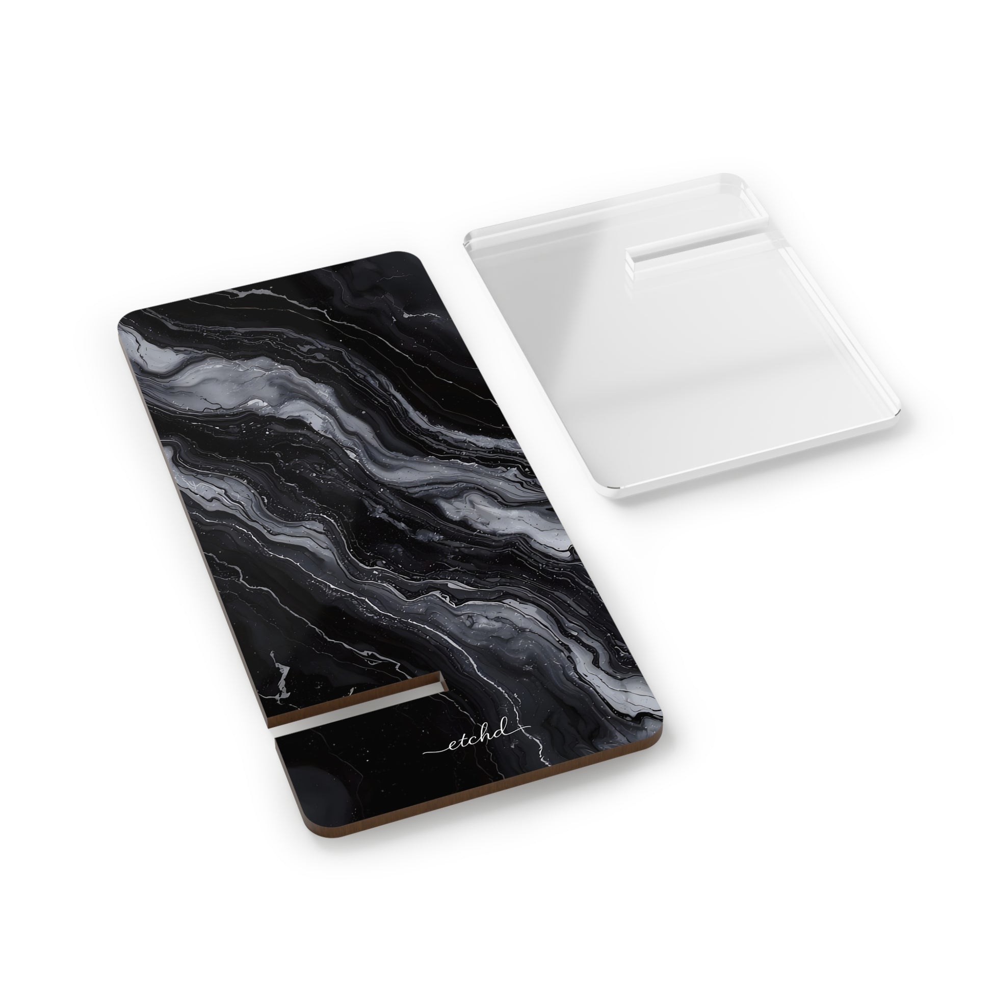 Onyx Pearl Phone Stand by etchd, view 2