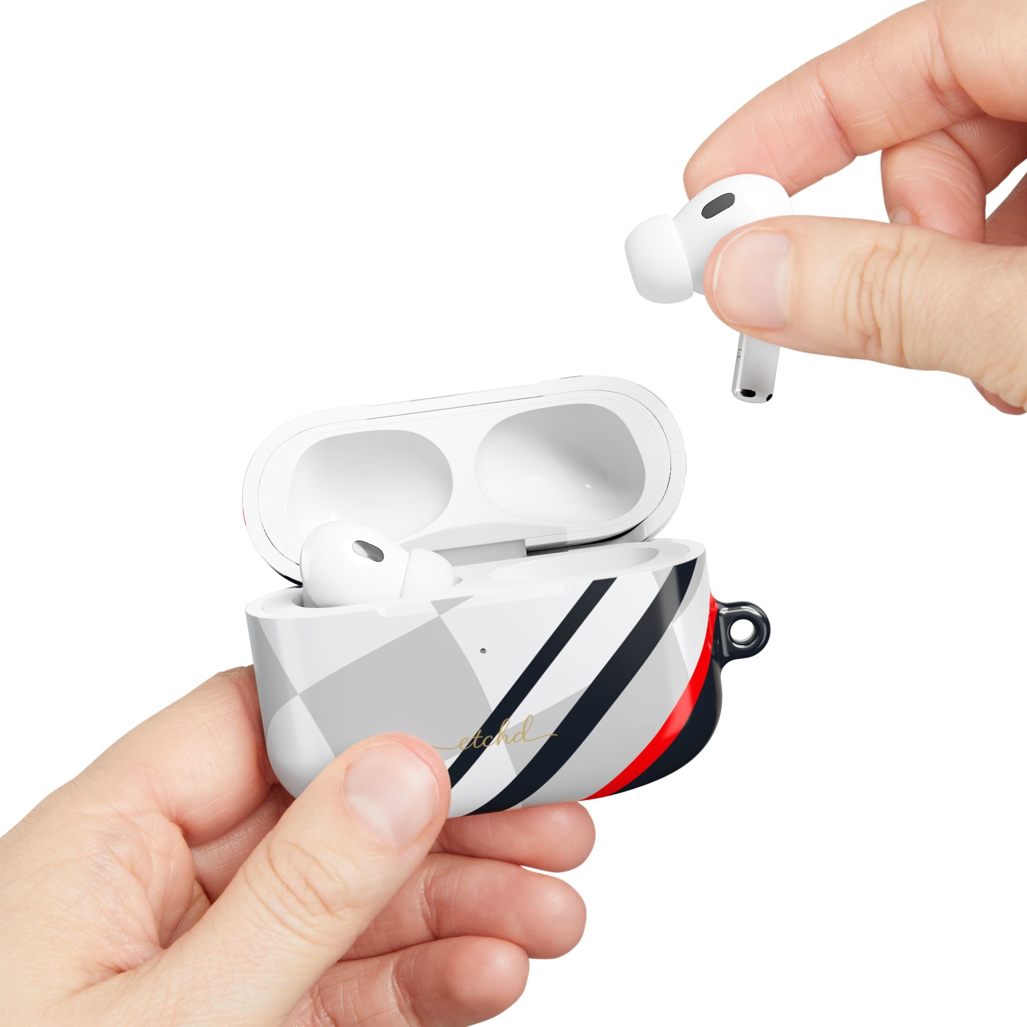 Checkered Flag AirPod Case by etchd, view 11