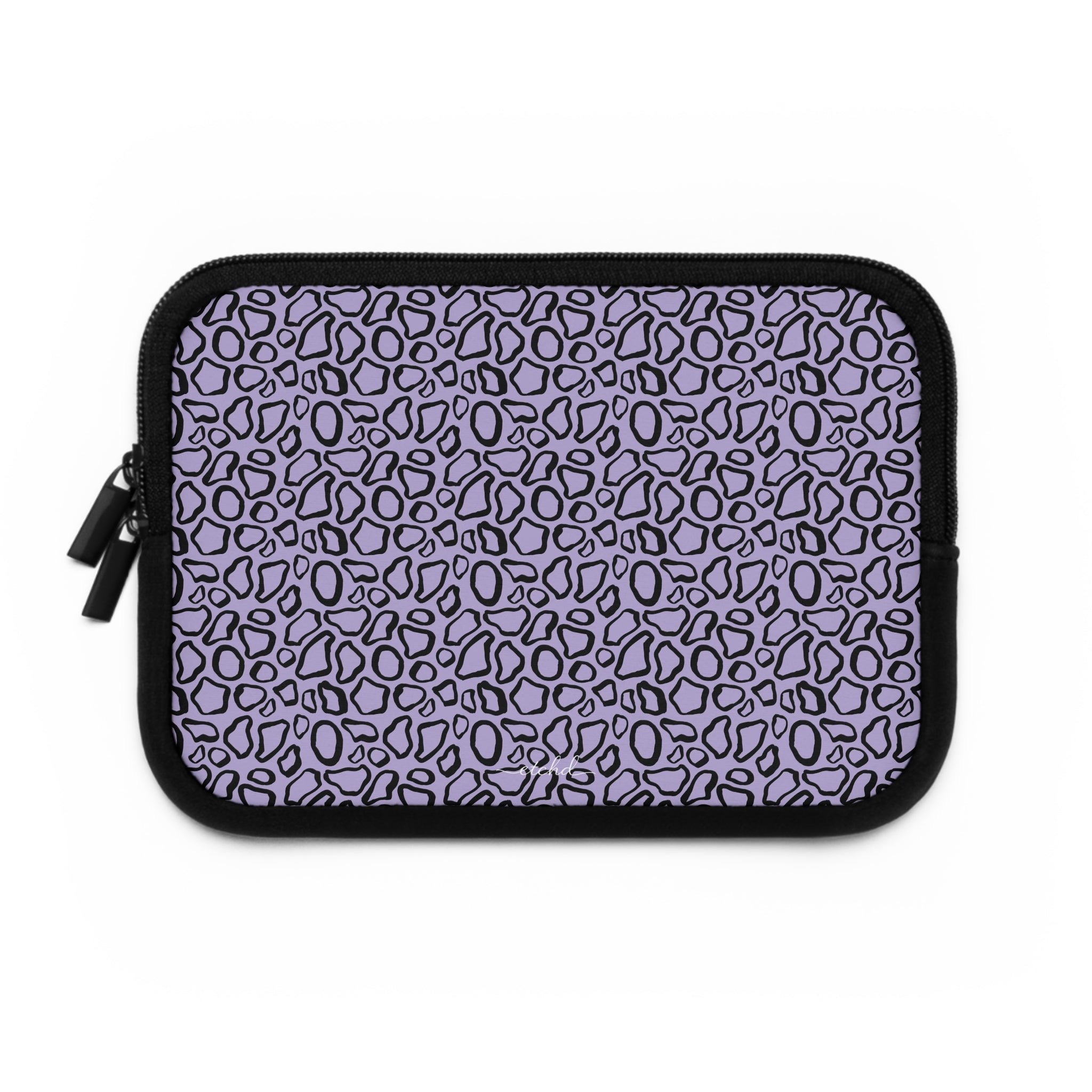 Abstract Print Lavender Laptop Sleeve by etchd, view 2