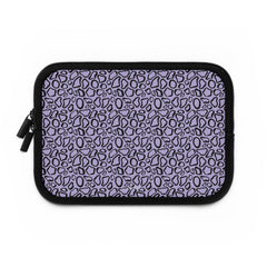 Abstract Print Lavender Laptop Sleeve by etchd, view 2