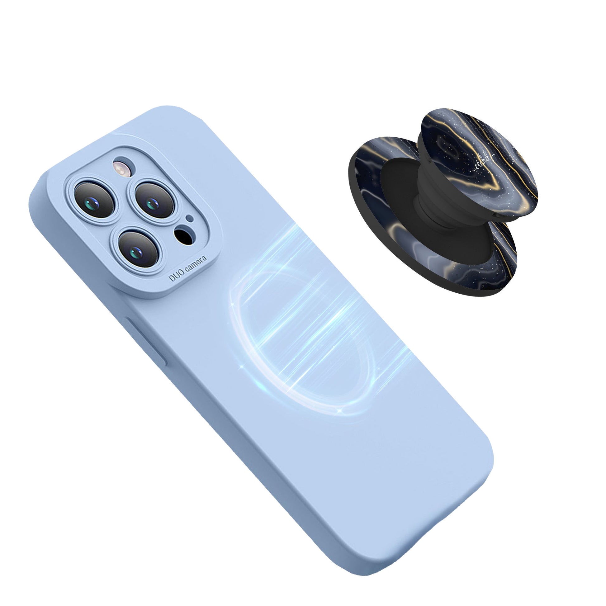 Obsidian Gold Phone Grip And Stand by etchd, view 5