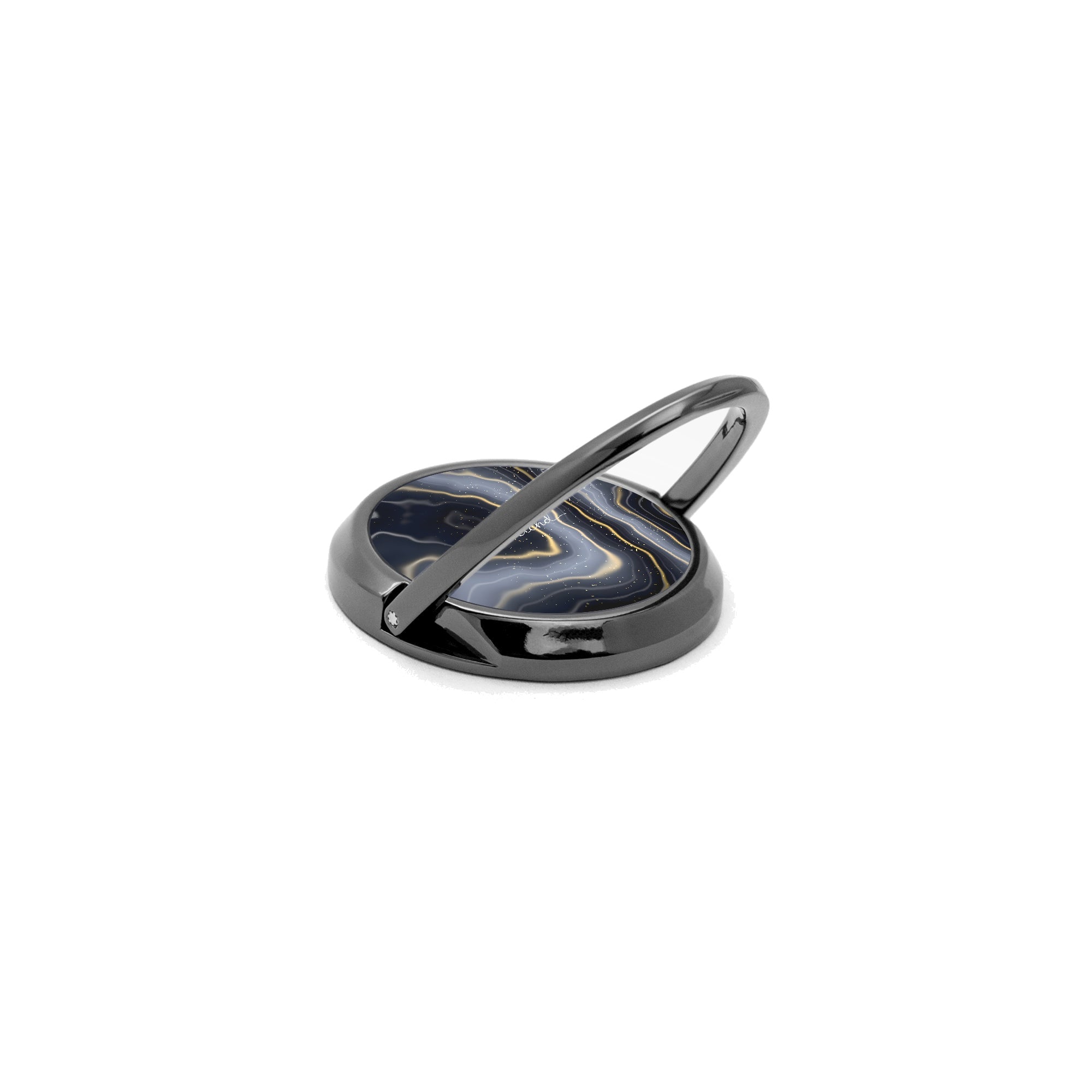Obsidian Gold Phone Ring Holder by etchd, view 5