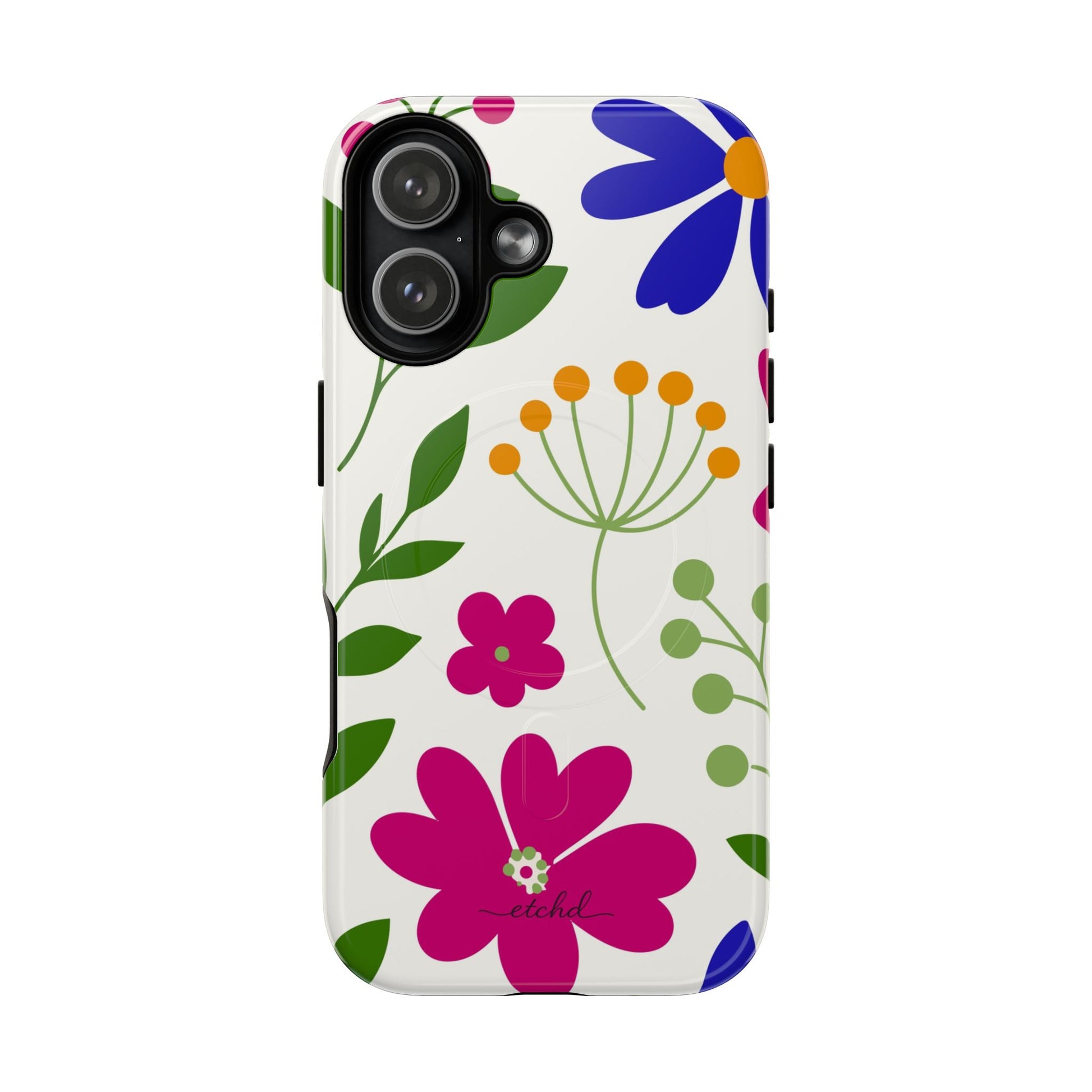 Funky Floral Magnetic Phone Case by etchd, view 25