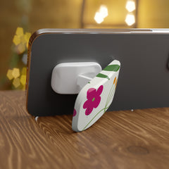 Funky Floral Click-On Phone Grip by etchd, view 4