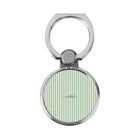 Sage & Cream Striped Klassische Ring Handyhalterung