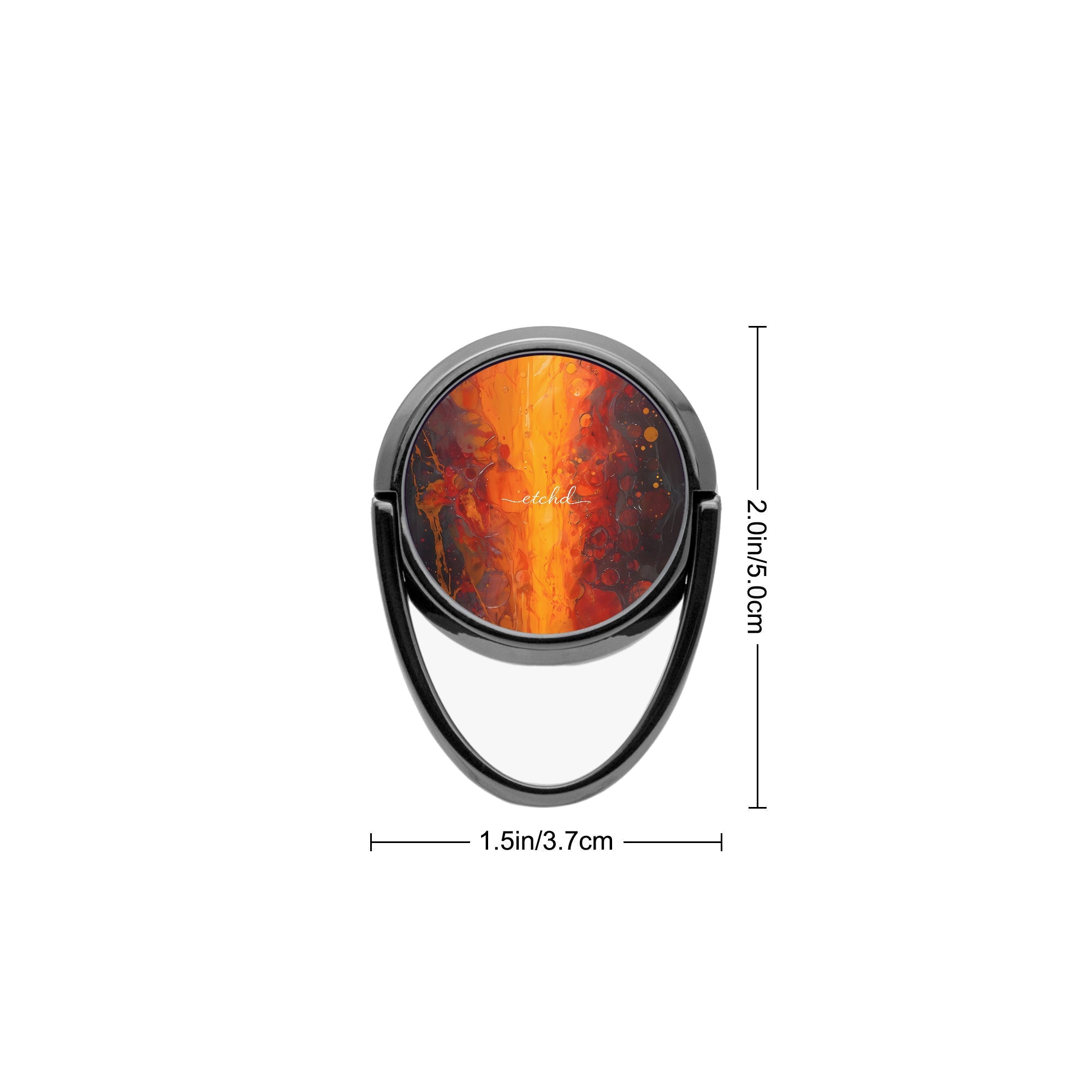 Molten Core Phone Ring Holder by etchd, view 3