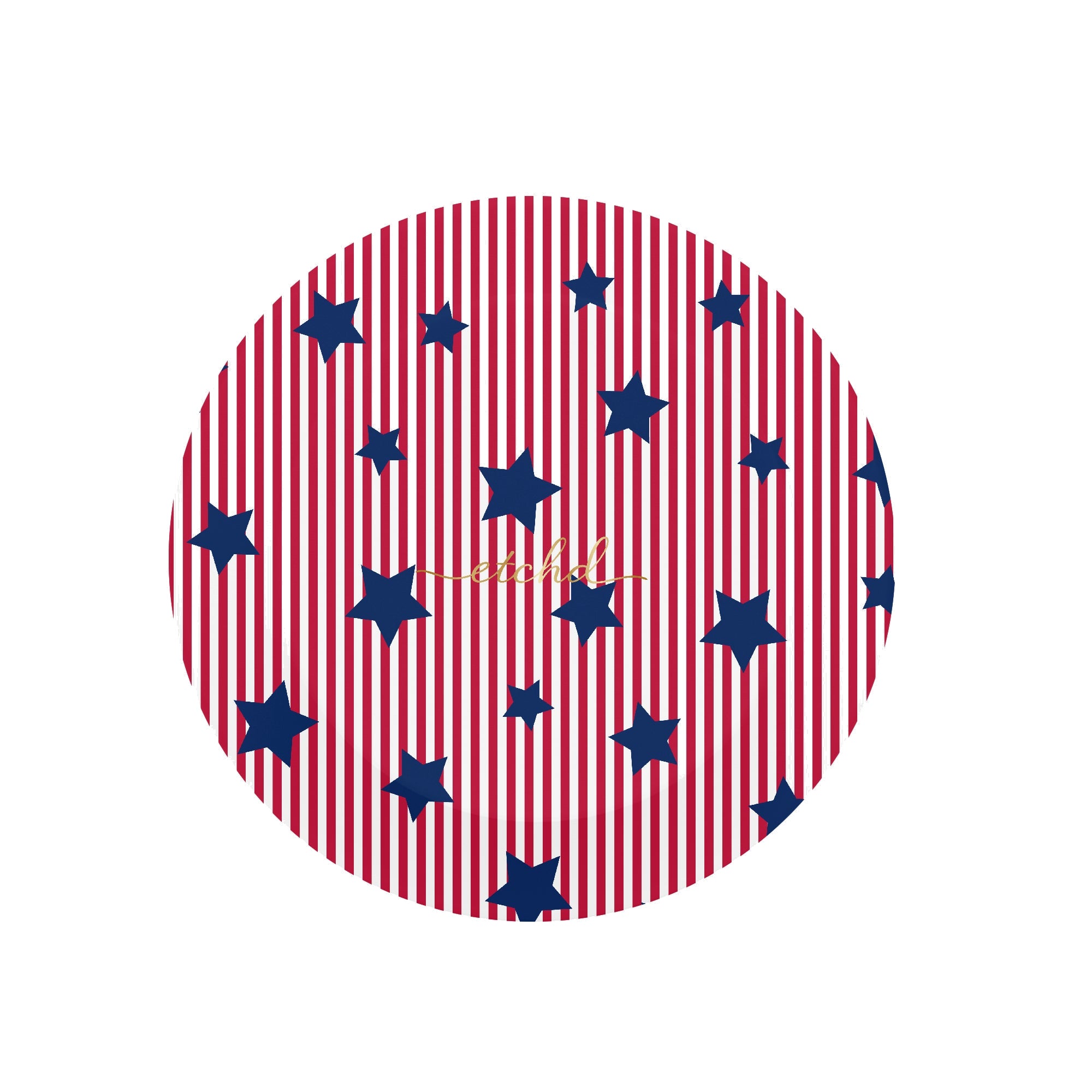 Red Stripes & Blue Stars Phone Grip And Stand by etchd, view 2