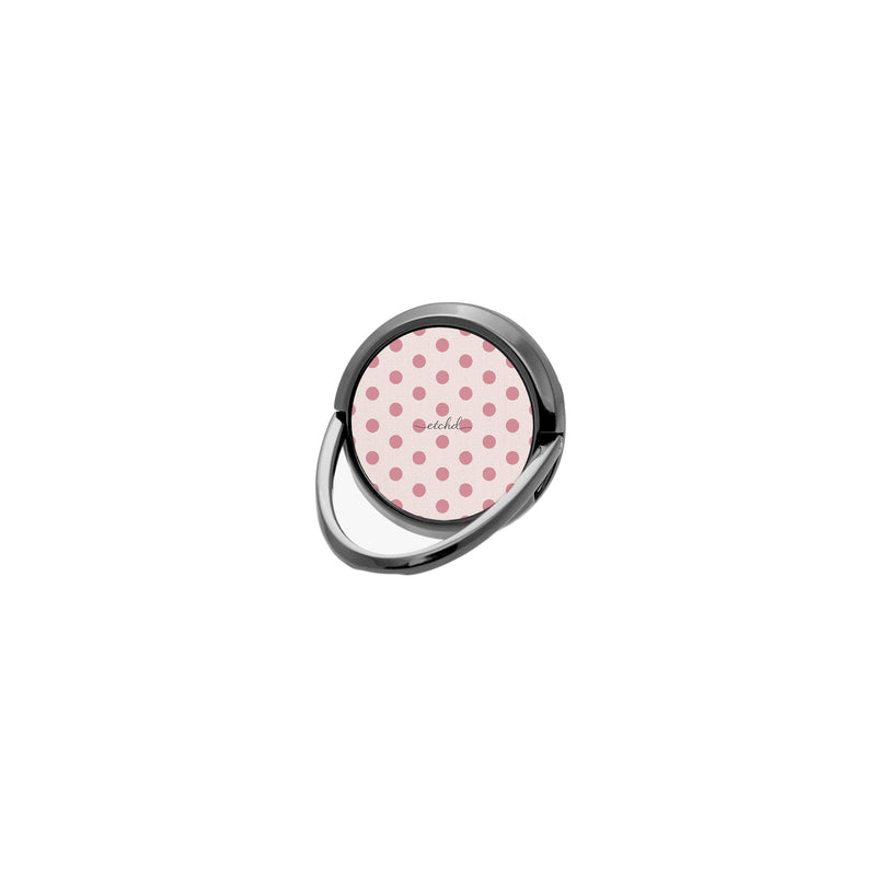 Blush Polka Dot Anneau de Maintien Téléphone-zoom-